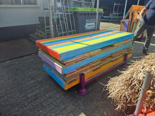 Beach buffettafel incl. parasol